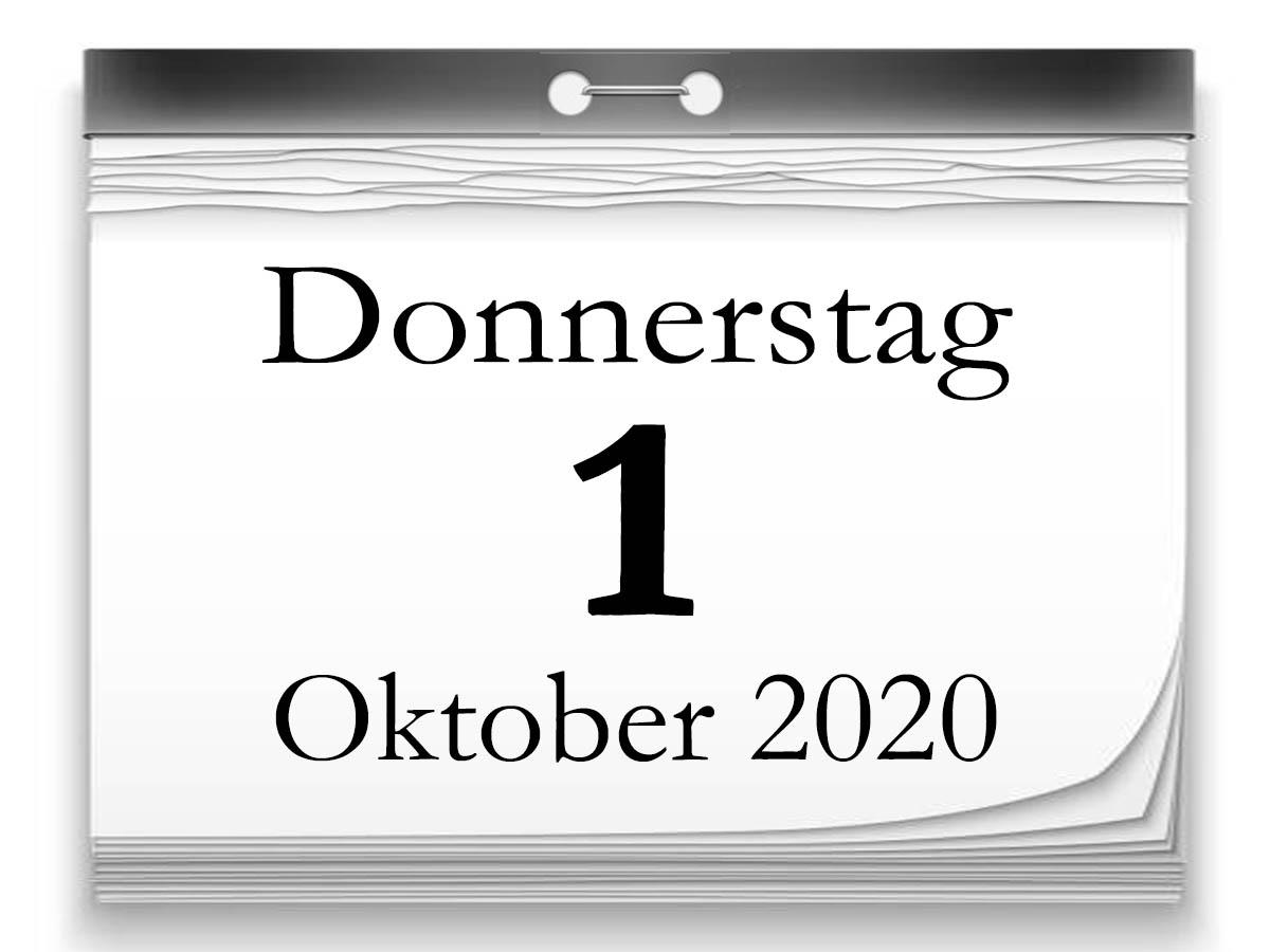 Abreißkalender 2020-10-01