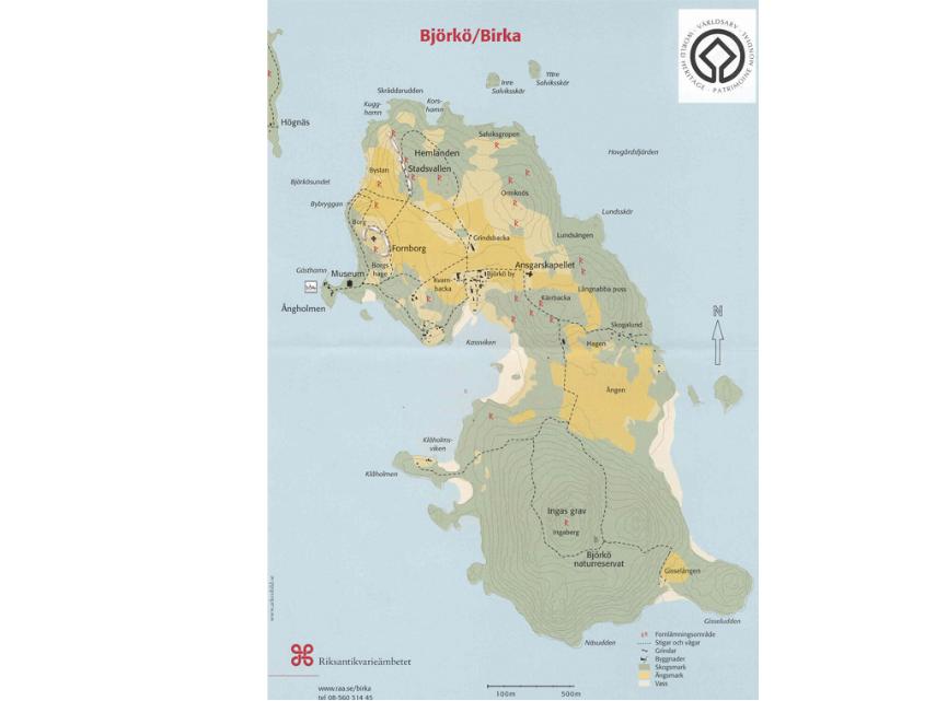 Birka, Plan
